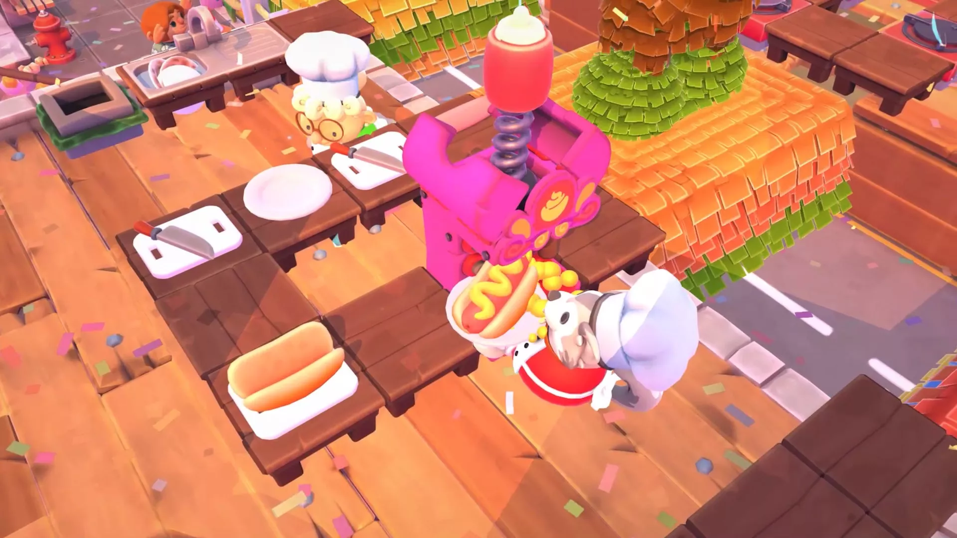 《煮糊了2 分手厨房2 Overcooked2》Switch美版中文版NSP下载 – 含1.0.19补丁+5DLC - 项目资源网