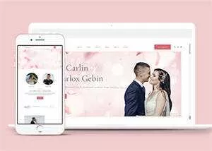 婚礼活动策划摄影HTML5模板源码 - 项目资源网
