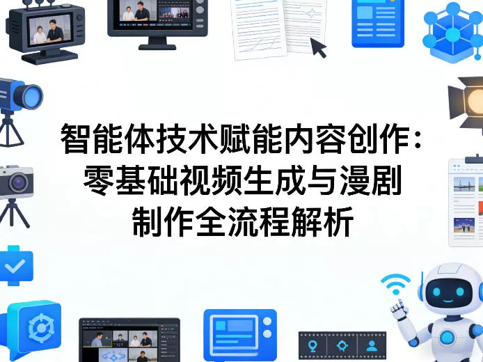 AI智能体技术赋能内容创作:零基础视频生成与漫剧制作全流程解析 AI智能体技术赋能内容创作:零基础视频生成与漫剧制作全流程解析