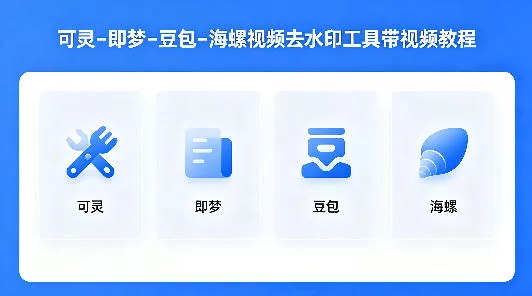 可灵–即梦–豆包–海螺视频去水印工具带视频教程 - 项目资源网
