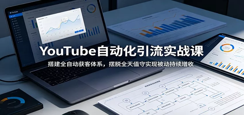 YouTube自动化引流实战课：搭建全自动获客体系，摆脱全天值守实现被动持续增收 - 项目资源网