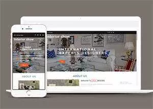 创意室内设计Bootstrap模板下载 - 项目资源网