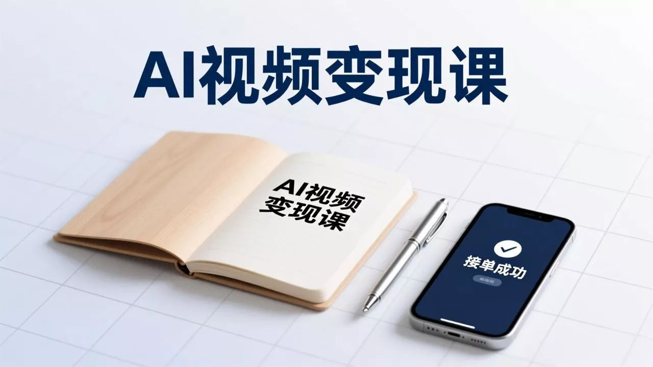 AI视频变现课，学完即可创作短片、接商单，实现副业增收，单项目报价可达千元 - 项目资源网