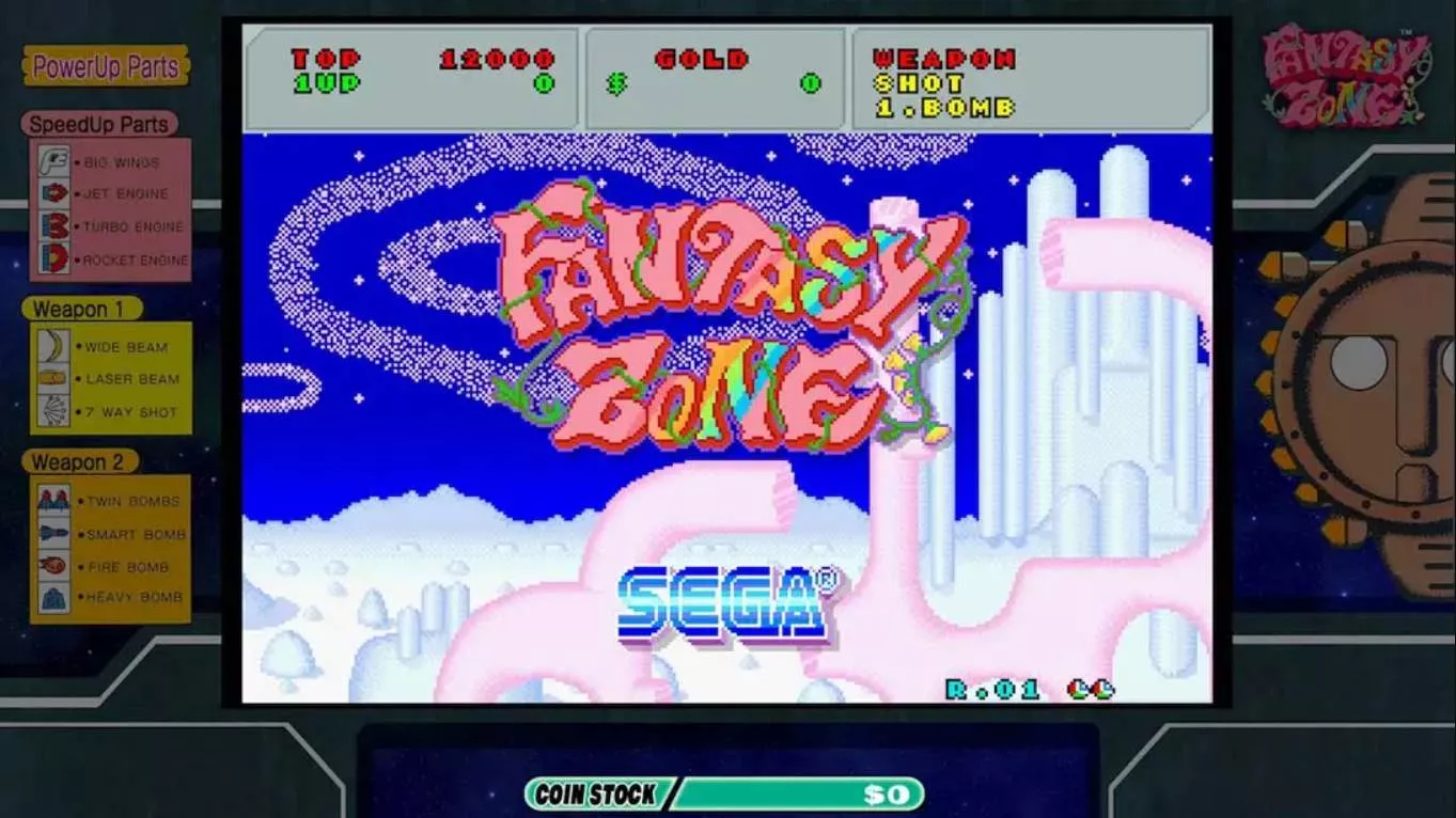 【美版】世嘉时代:梦幻地带 .SEGA AGES FANTASY ZONE 英语 【美版】世嘉时代:梦幻地带 .SEGA AGES FANTASY ZONE 英语