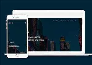 简洁创意动态记录响应式网站模板下载 - 项目资源网