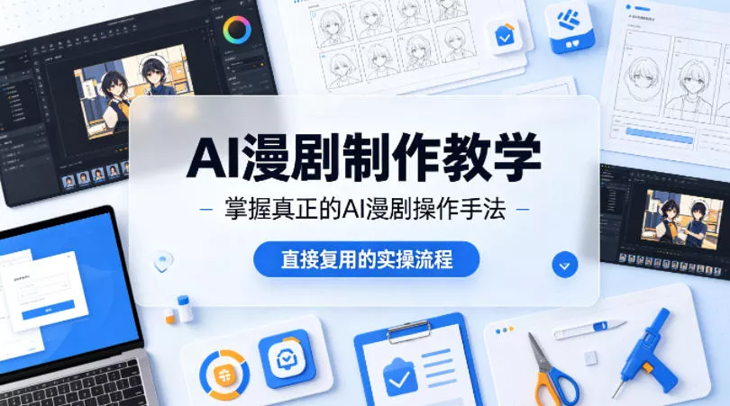 AI漫剧制作教学,带你掌握真正的AI漫剧操作手法,直接复用的实操流程 AI漫剧制作教学,带你掌握真正的AI漫剧操作手法,直接复用的实操流程