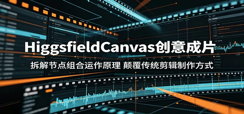 HiggsfieldCanvas创意成片：拆解节点组合运作原理，颠覆传统剪辑制作方式 - 项目资源网