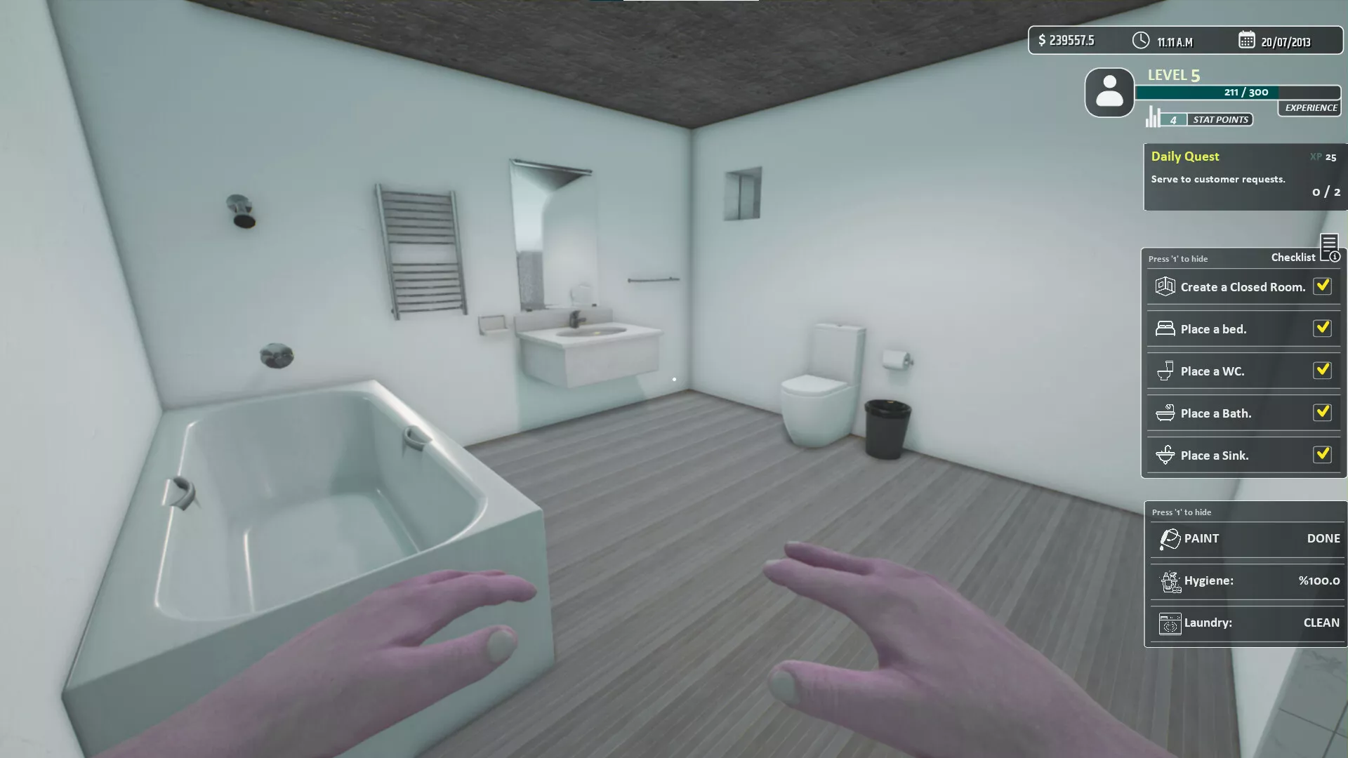 《酒店老板模拟器/Hotel Owner Simulator》PC中文版下载-含Build.18948595 - 项目资源网