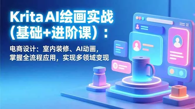 Krita AI绘画实战(基础+进阶课 Krita AI绘画实战(基础+进阶课