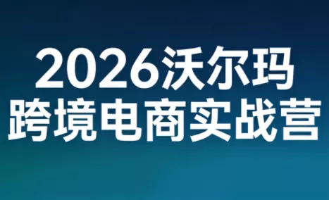 2026沃尔玛跨境电商实战营 - 项目资源网