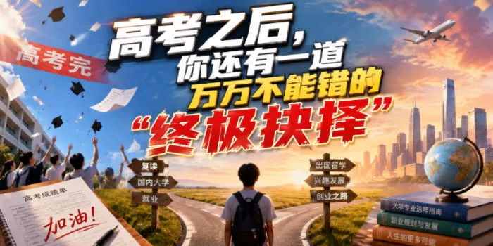 付费文章:高考之后,你还有一道万万不能错的“终极抉择” 付费文章:高考之后,你还有一道万万不能错的“终极抉择”