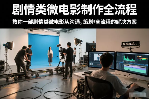 剧情类微电影制作全流程，教你一部剧情类微电影从沟通，策划到拍摄制作全流程的解决方案 - 项目资源网
