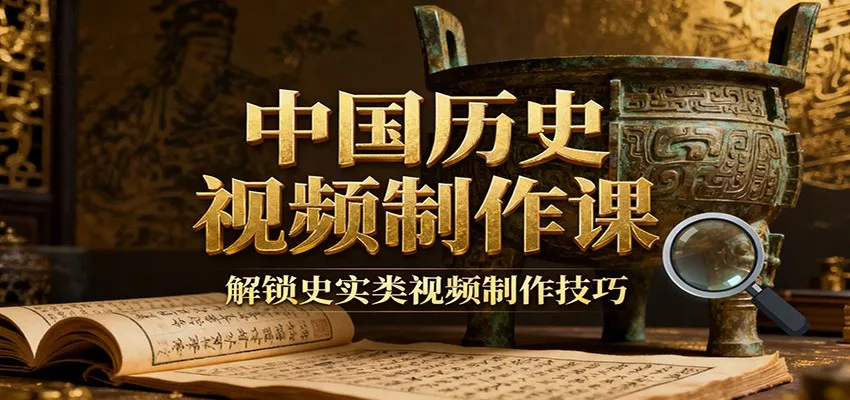 中国历史视频制作课:疆域地图集+参考文案+练习素材,解锁史实类视频制作技巧 - 项目资源网