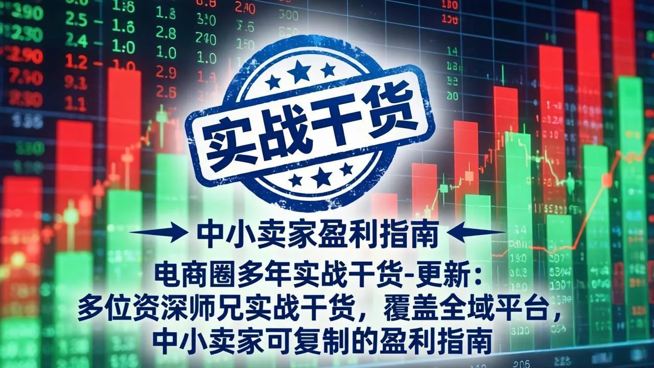 电商圈多年实战干货-更新4月27:多位资深师兄实战干货/覆盖全域平台,中小卖家可复制的盈利指南 电商圈多年实战干货-更新4月27:多位资深师兄实战干货/覆盖全域平台,中小卖家可复制的盈利指南