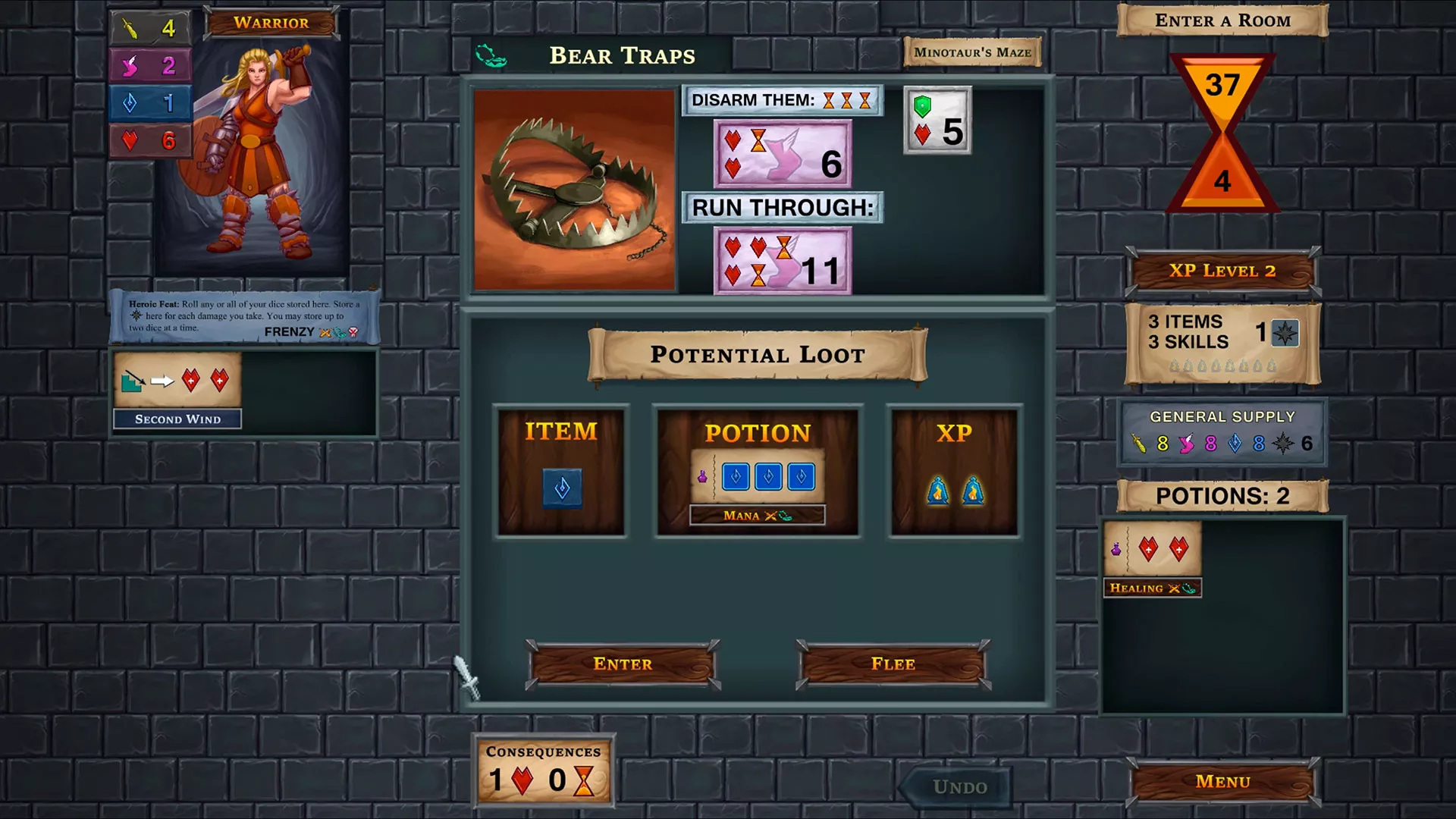 《单层地牢 One Deck Dungeon》Switch英文版NSP下载 - 项目资源网