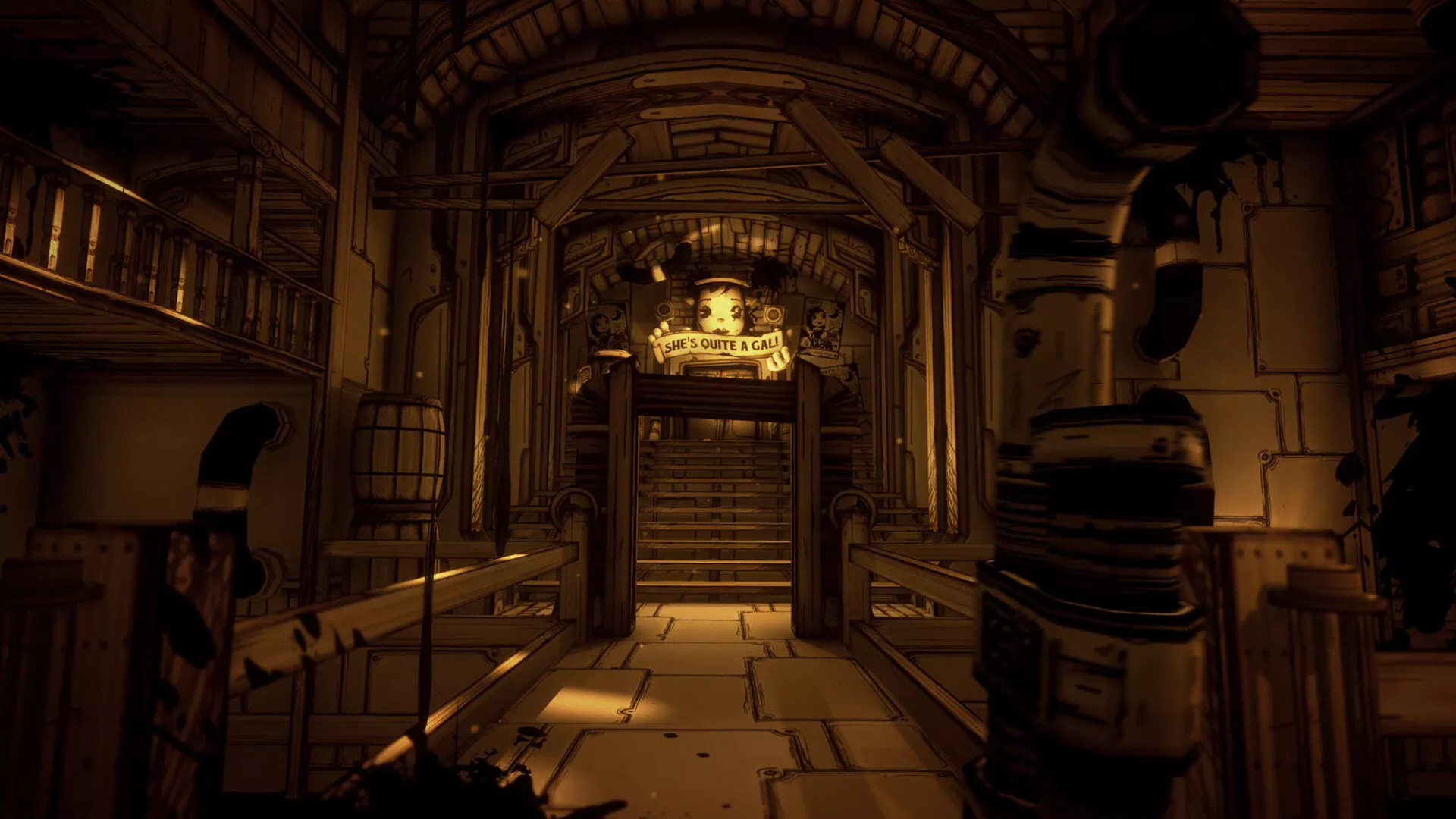 《班迪与墨水机器 Bendy and the Ink Machine》Switch美版中文NSZ下载 – 含2.0.2a补丁 - 项目资源网
