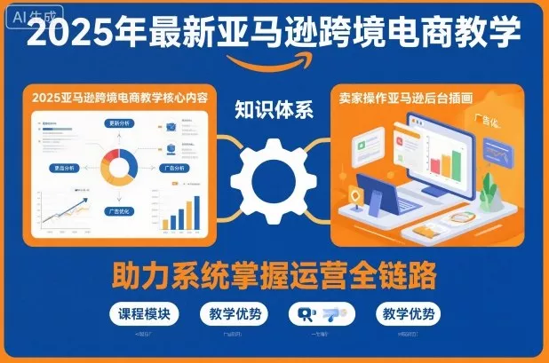 2025年最新亚马逊跨境电商教学，助力卖家系统掌握亚马逊运营全链路知识 - 项目资源网