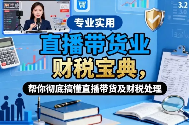 直播带货业财税宝典，帮你彻底搞懂直播带货及财税处理 - 项目资源网