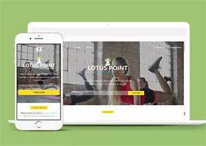 性感女性塑身锻炼类HTML5模板 - 项目资源网