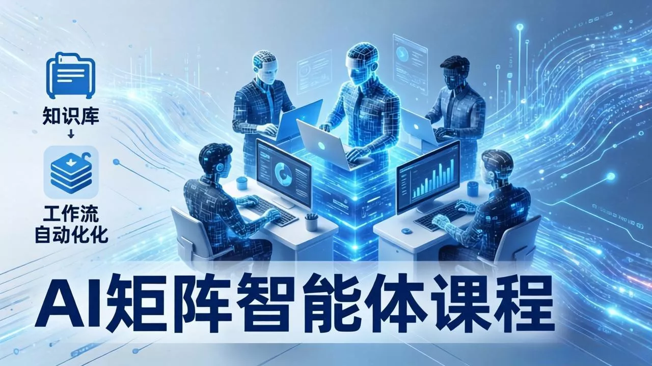 AI矩阵智能体实战:100个数字员工批量生产内容,文本知识库+工作流自动化全搞定 AI矩阵智能体实战:100个数字员工批量生产内容,文本知识库+工作流自动化全搞定