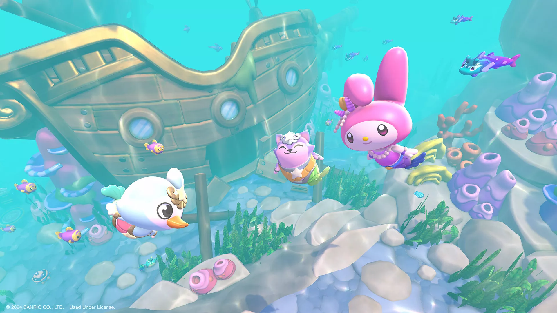 《凯蒂猫岛屿冒险 Hello Kitty Island》Switch美版中文NSZ下载 – 含2.11.1补丁+2DLC