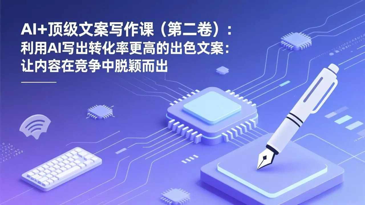AI+顶级文案写作课(第二卷 AI+顶级文案写作课(第二卷