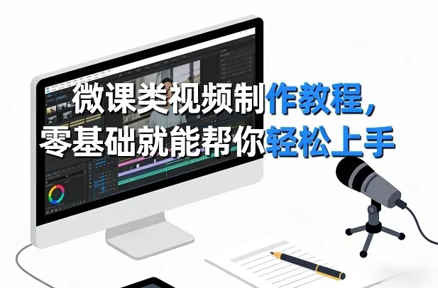 微课类视频制作教程，零基础就能帮你轻松上手 - 项目资源网