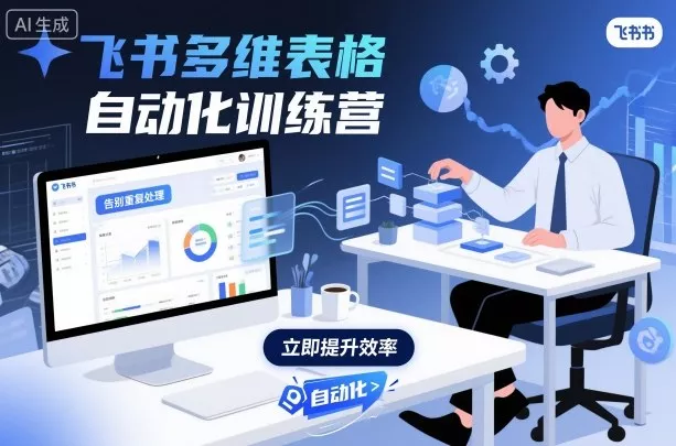 飞书多维表格自动化训练营，手把手教你告别重复处理，用多维表格开启高效办公新模式 - 项目资源网