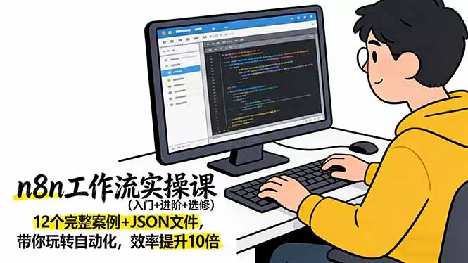 n8n工作流实操课(入门+进阶+选修 n8n工作流实操课(入门+进阶+选修