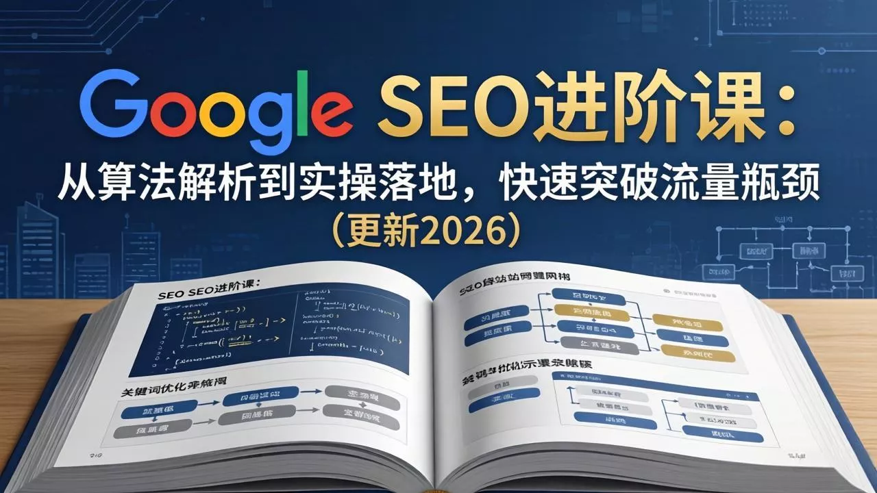 Google SEO进阶课:从算法解析到实操落地,快速突破流量瓶颈(更新2026 Google SEO进阶课:从算法解析到实操落地,快速突破流量瓶颈(更新2026
