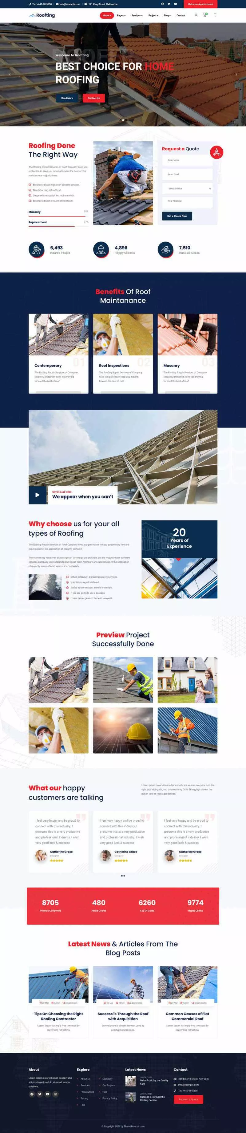 Bootstrap响应式的房屋建筑工程企业html模板 - 项目资源网