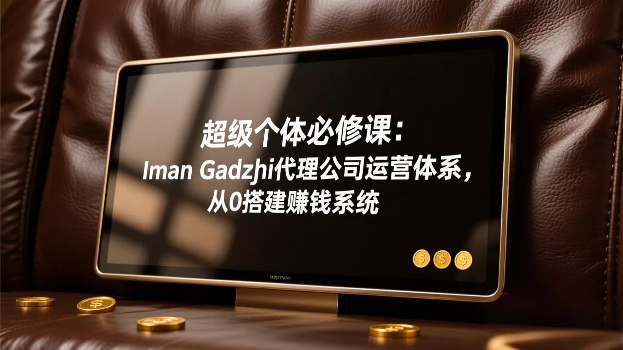 超级个体必修课:Iman Gadzhi代理公司运营体系,从0搭建赚钱系统 超级个体必修课:Iman Gadzhi代理公司运营体系,从0搭建赚钱系统