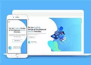 精制设计公司网站模板源码下载 - 项目资源网