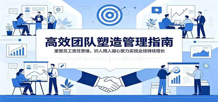 高效团队塑造管理指南：重塑员工责任思维，识人用人凝心聚力实现业绩持续增长 - 项目资源网