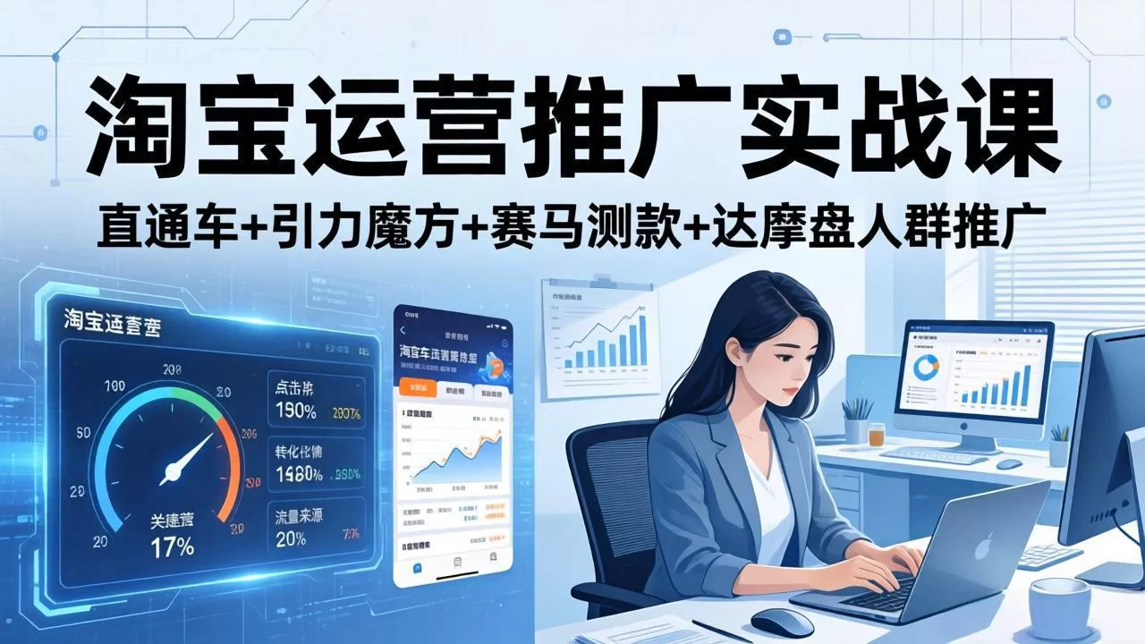 淘宝运营推广实战课(更新26年3月 淘宝运营推广实战课(更新26年3月