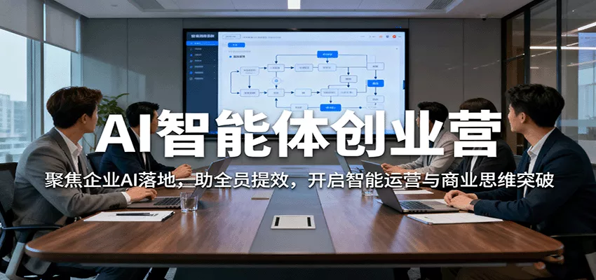 AI智能体创业营：聚焦企业AI落地，助全员提效，开启智能运营与商业思维突破 - 项目资源网