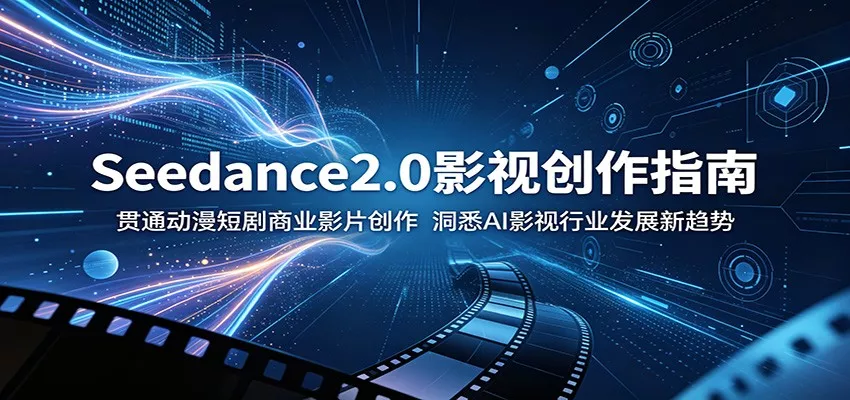 Seedance2.0影视创作指南：贯通动漫短剧商业影片创作，洞悉AI影视行业发展新趋势 - 项目资源网