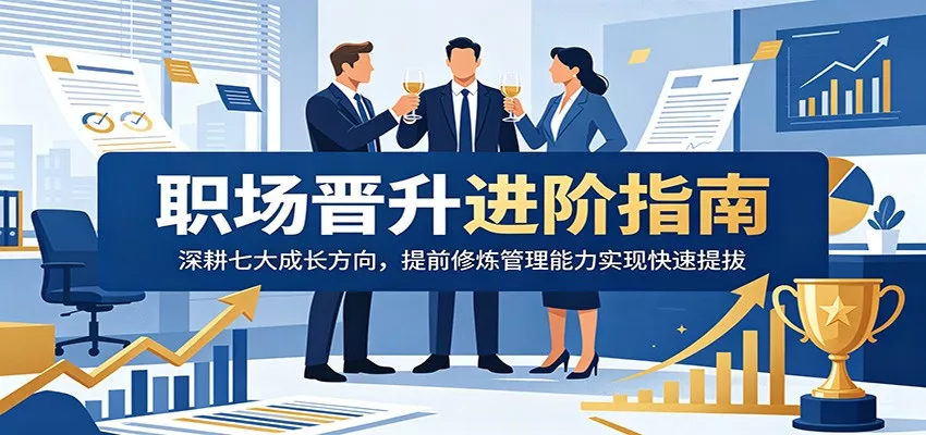 职场晋升进阶指南:深耕七大成长方向,提前修炼管理能力实现快速提拔 - 项目资源网