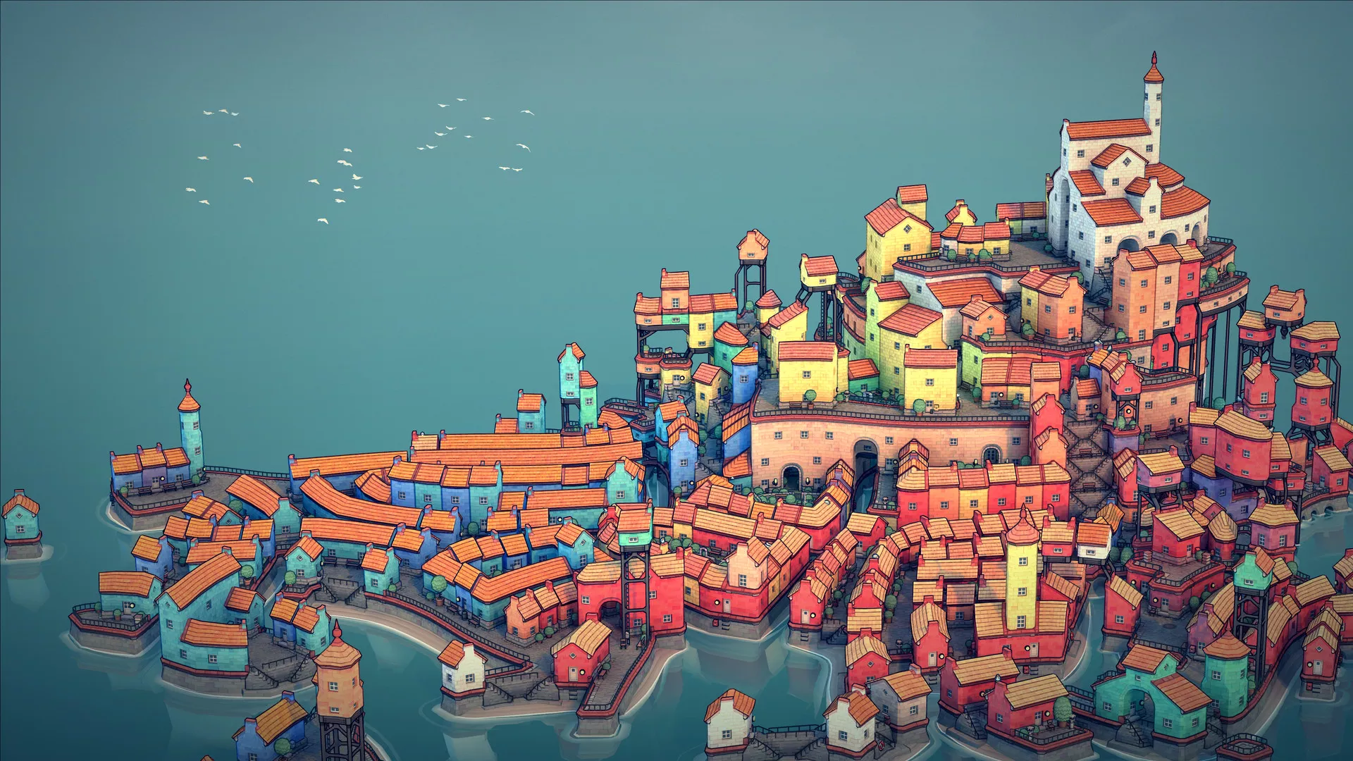 《城镇设计师 Townscaper》Switch中文版NSP下载 – 含1.0.1补丁 - 项目资源网