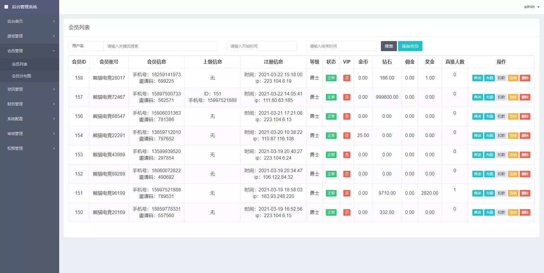 图片[6] - 熊猫电竞赏金电竞源码 APP+H5双端 附搭建教程 支持运营级搭建 - 项目资源网