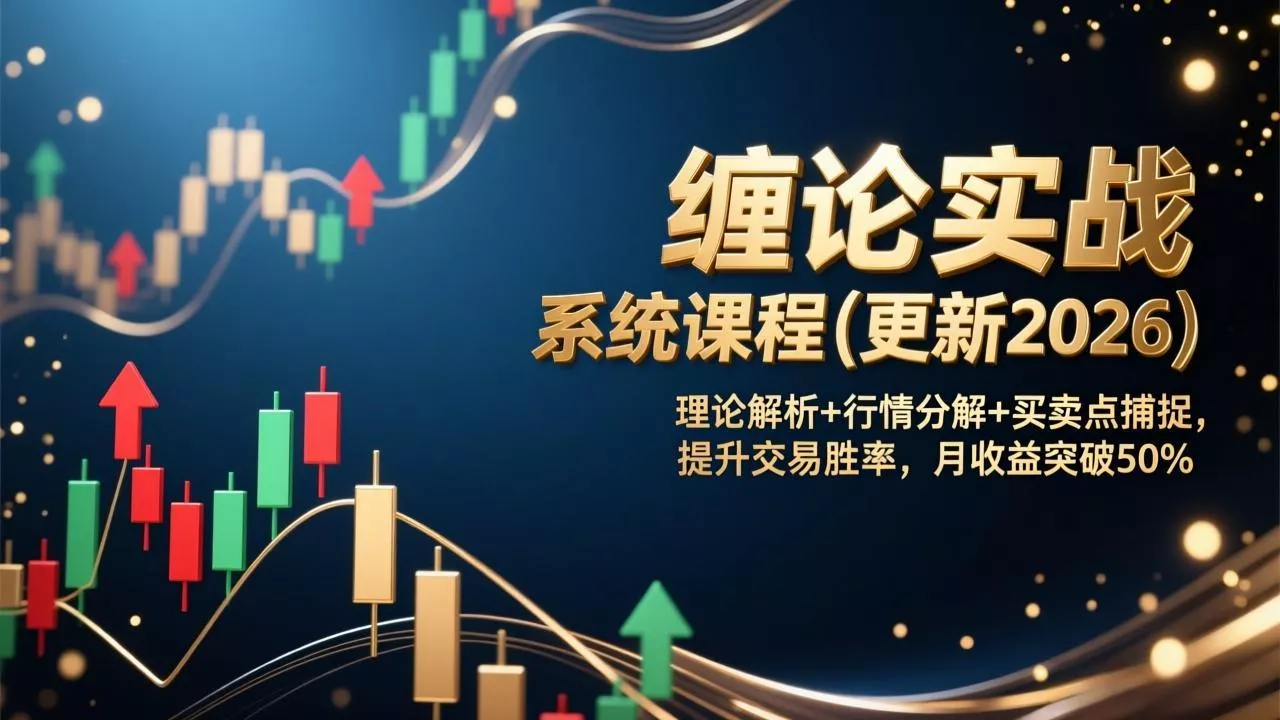 缠论实战系统课程(更新2026 缠论实战系统课程(更新2026