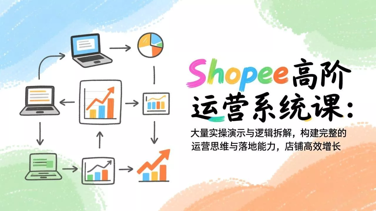 Shopee高阶运营系统课:大量实操演示与逻辑拆解,构建完整的运营思维与落地能力,店铺高效增长 Shopee高阶运营系统课:大量实操演示与逻辑拆解,构建完整的运营思维与落地能力,店铺高效增长
