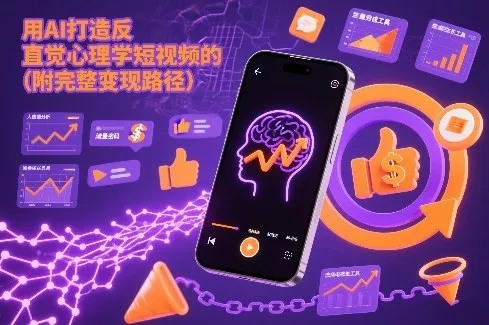 用AI打造“反直觉”心理学短视频的流量密码(附完整变现路径) - 项目资源网