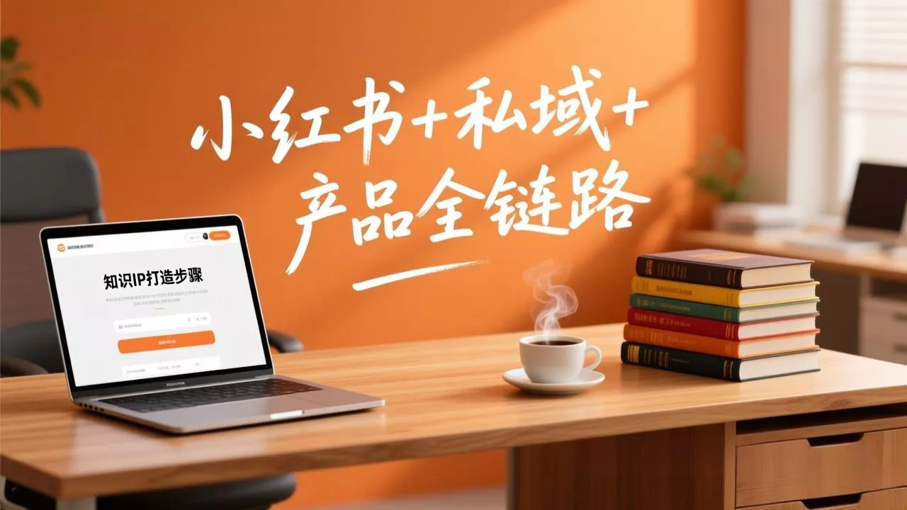个人IP系统变现课2026，小红书+私域+产品全链路，手把手教你打造年入百万的知识IP - 项目资源网