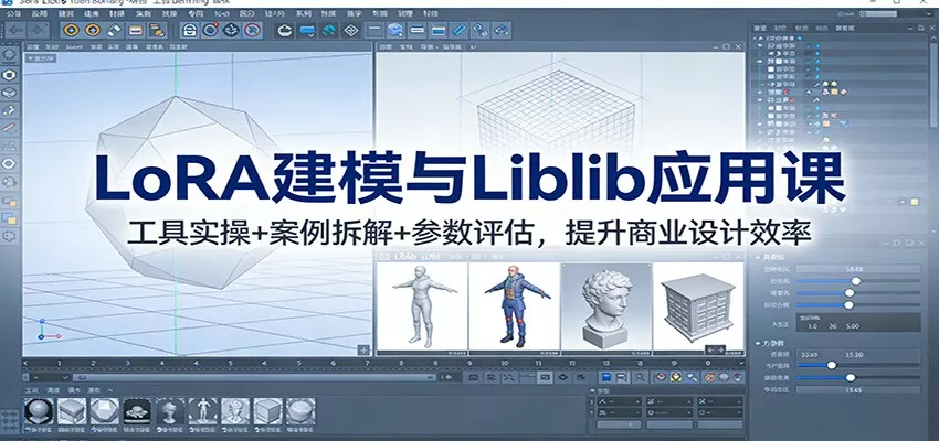 LoRA建模与Liblib应用课：工具实操+案例拆解+参数评估，提升商业设计效率 - 项目资源网