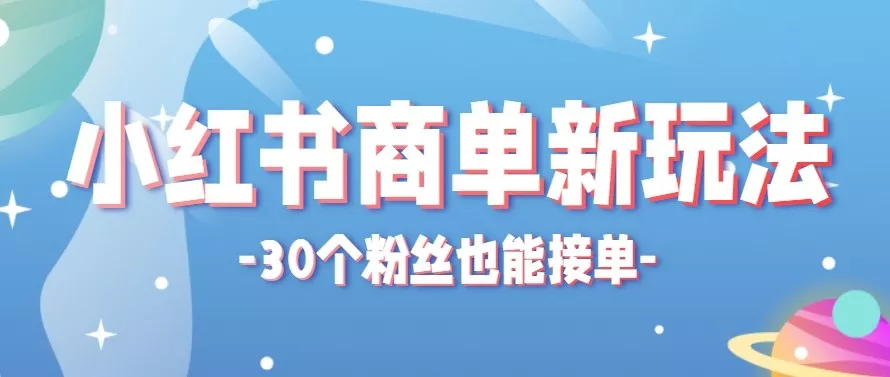 合新手小白操作的小红书商单新玩法,低粉丝也能接单,一个月接三单赚了150+! - 项目资源网