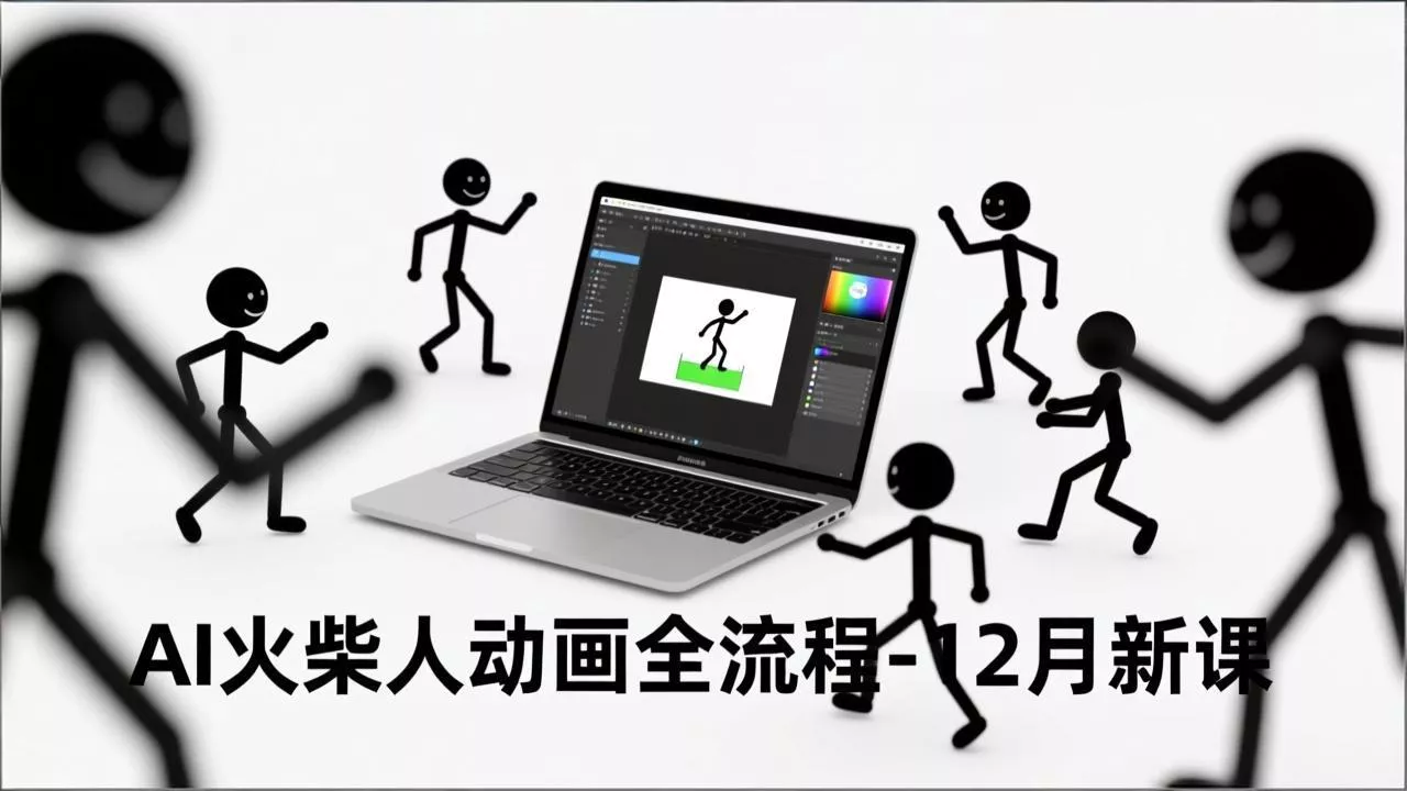 AI火柴人动画全流程-12月新课,文案生成、声音克隆、视频剪辑,零基础快速产出动画 AI火柴人动画全流程-12月新课,文案生成、声音克隆、视频剪辑,零基础快速产出动画