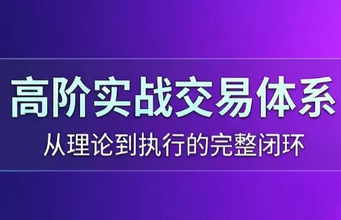 高老师·高阶实战交易体系(更新6月) 高老师·高阶实战交易体系(更新6月)