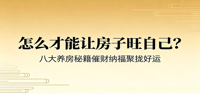 付费文章《怎么才能让房子旺自己?》八大养房秘籍催财纳福聚拢好运 - 项目资源网