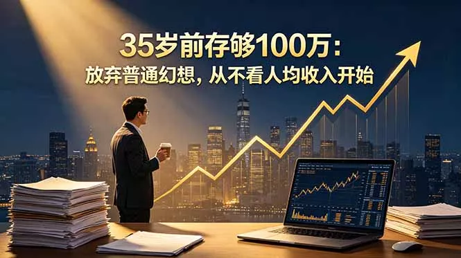 35岁前存够100万：放弃普通幻想，从不看人均收入开始 - 项目资源网